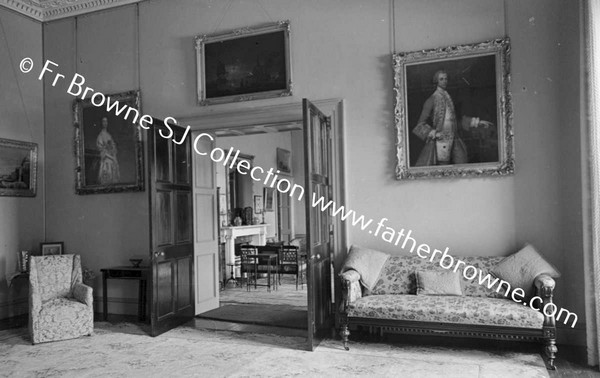 MOUNT CONGREVE  DRAWING ROOM FROM WEST LOOKING TO SMALL DRAWING ROOM